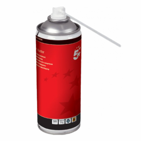 Air duster - compressed air to be used to clean hard to reach areas of your  machine