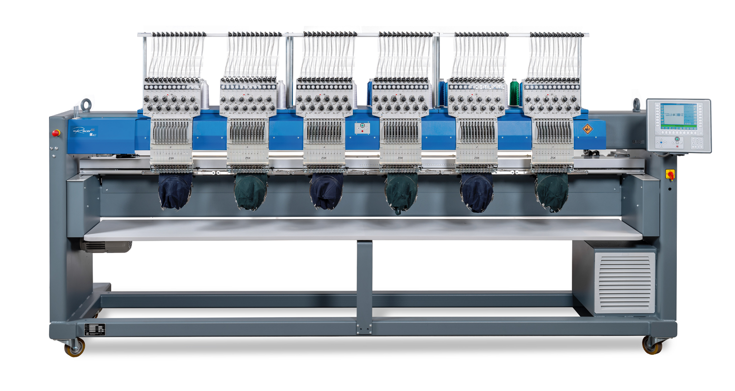 Multi-Head Embroidery Machines from the ZSK Racer Series